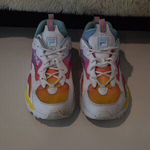 Rainbow FILA Chunky Sneakers